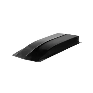 Hood Scoop, Z/28 or Cowl Induction, 53 1/2 in. Long, 28 in. Wide, 4 in. Tall, Fiberglass, Black Gelcoat, Each